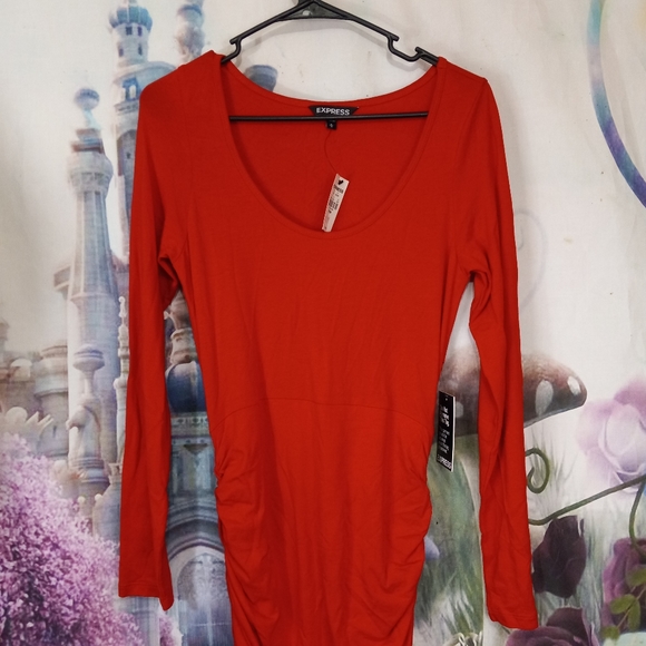Express nwts red dress - Picture 3 of 10